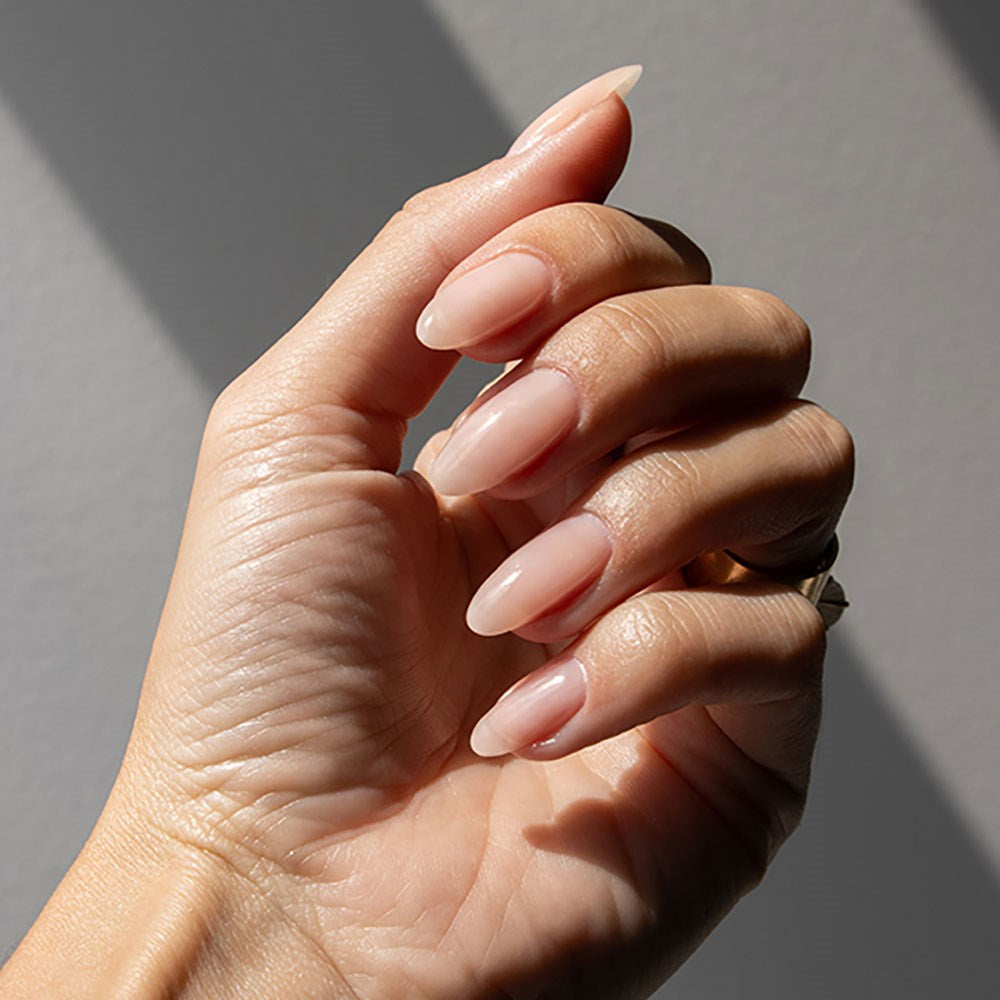 Gelous Imperfect Nude Builder gel nail polish - photographed in New Zealand on model