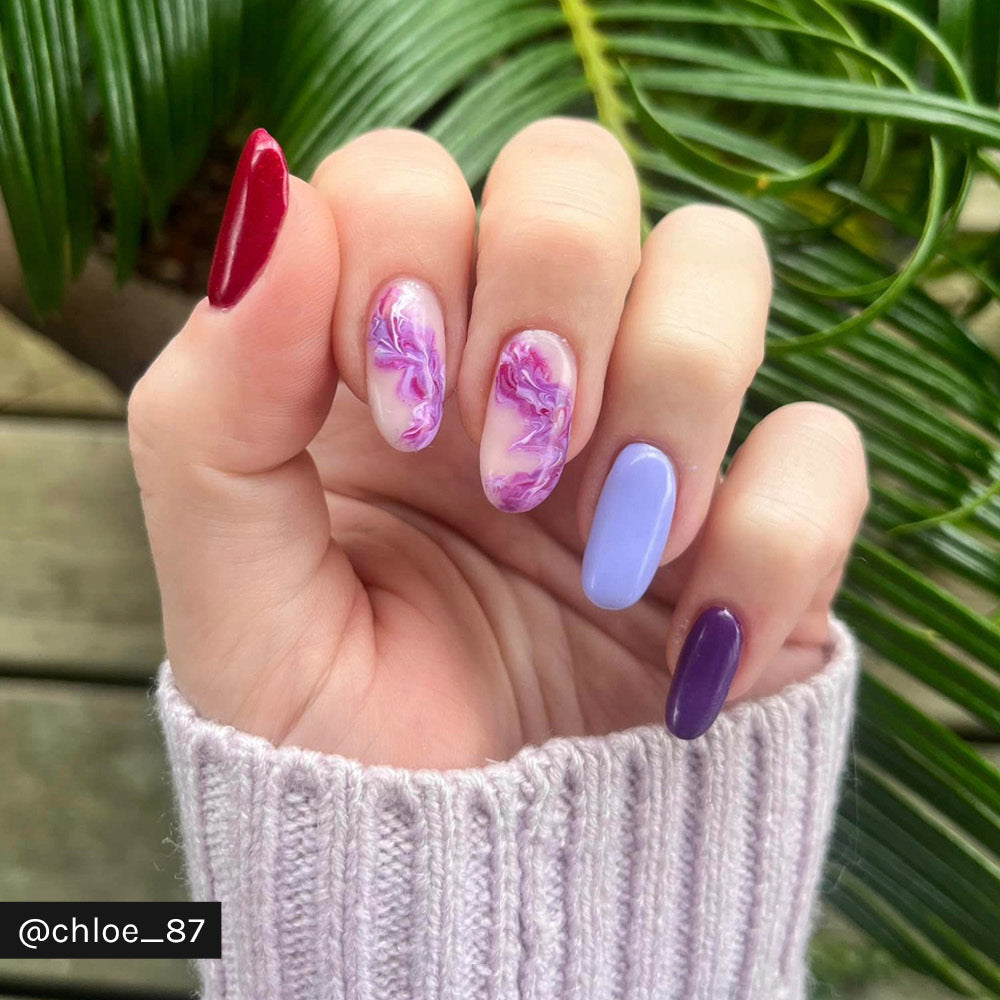 Gelous Digital Lavender gel nail polish - Instagram Photo