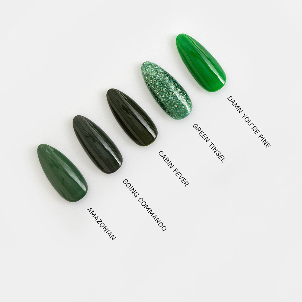 Gelous Amazonian gel nail polish comparison - photographed in New Zealand