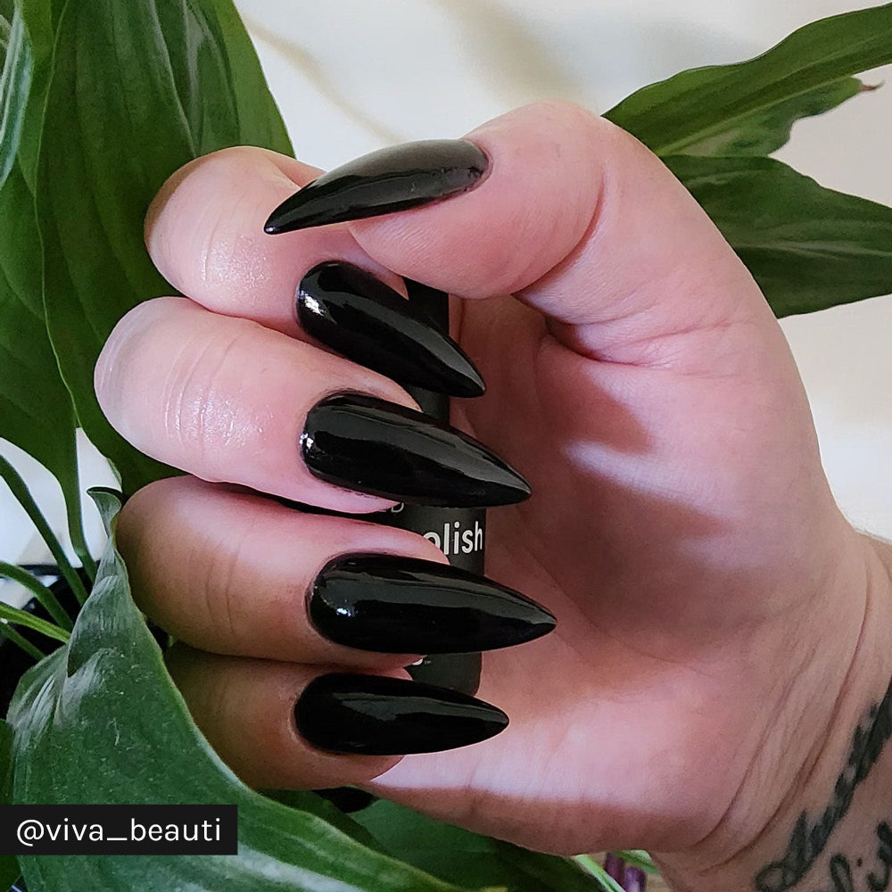 Gelous Black Out gel nail polish - Instagram Photo