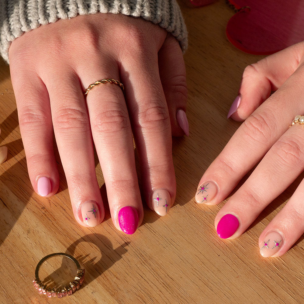 Gelous Back to the Fuchsia gel nail polish swatch - photographed in New Zealand