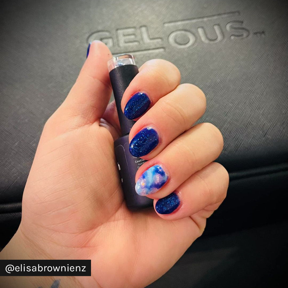 Gelous Deep Blue Sea gel nail polish - Instagram Photo