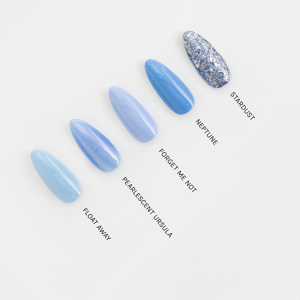 Gelous Forget Me Not gel nail polish comparison - photographed in New Zealand