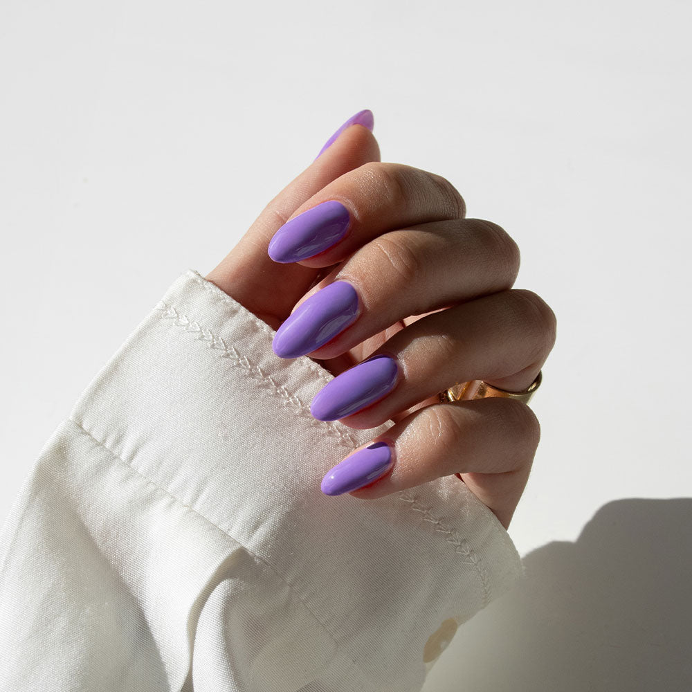 Gelous Grape Jelly gel nail polish - photographed in New Zealand on model