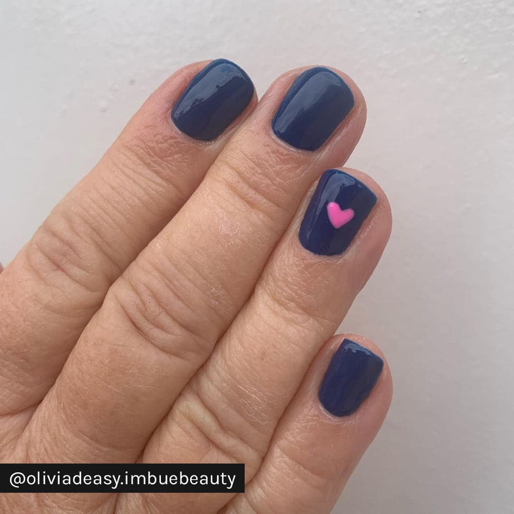 Gelous In the Navy gel nail polish - Instagram Photo