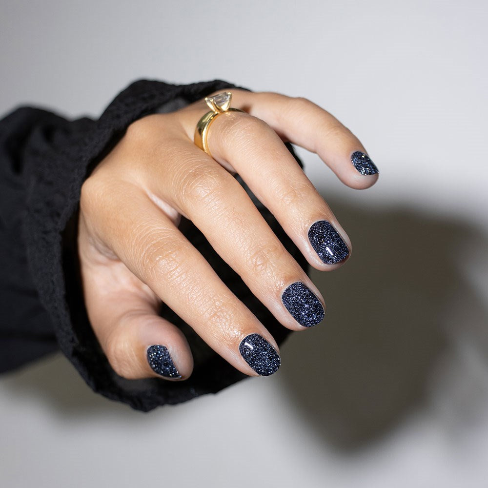 Gelous Meet Me At Midnight gel nail polish - photographed in New Zealand on model