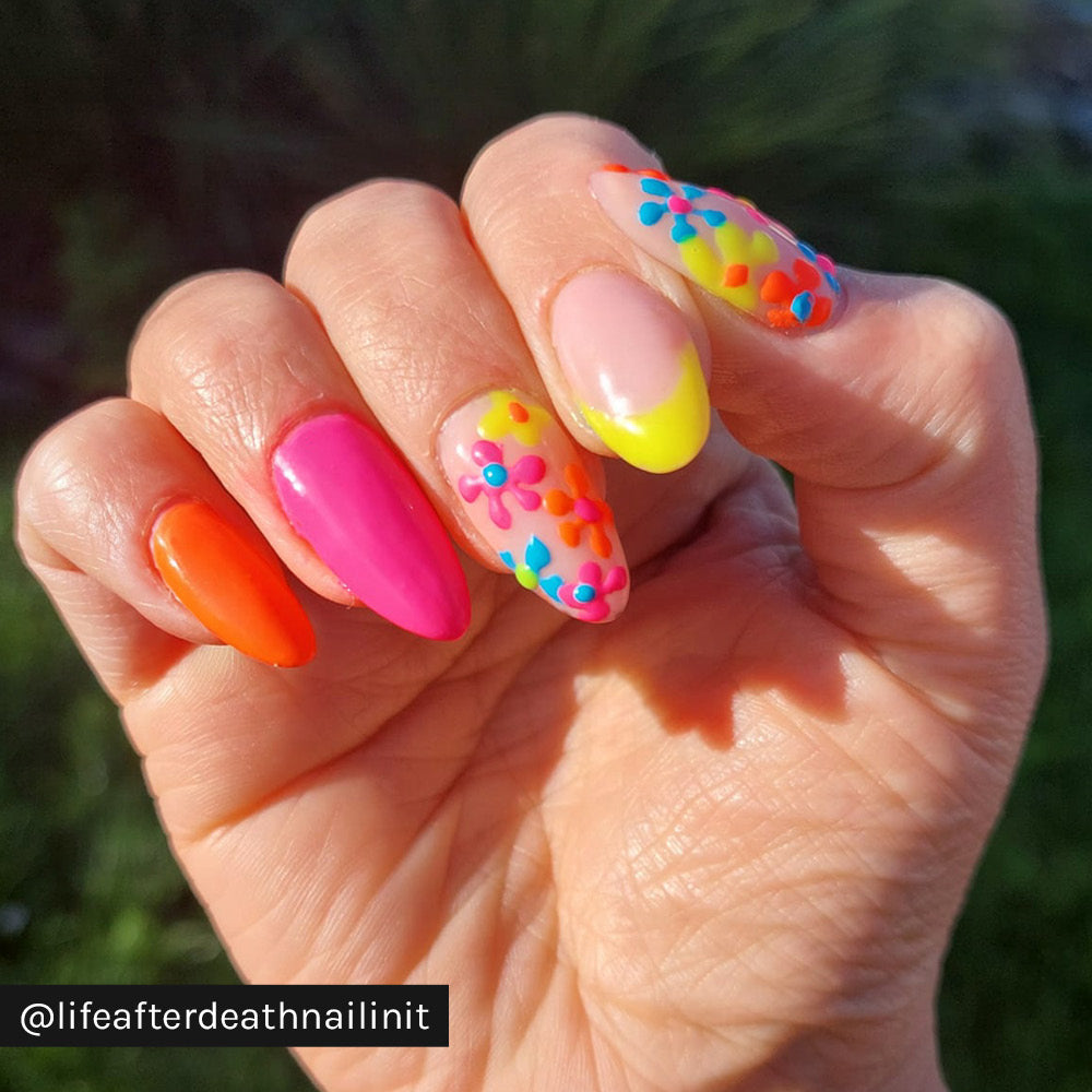 Gelous Neon Barbie gel nail polish - Instagram Photo