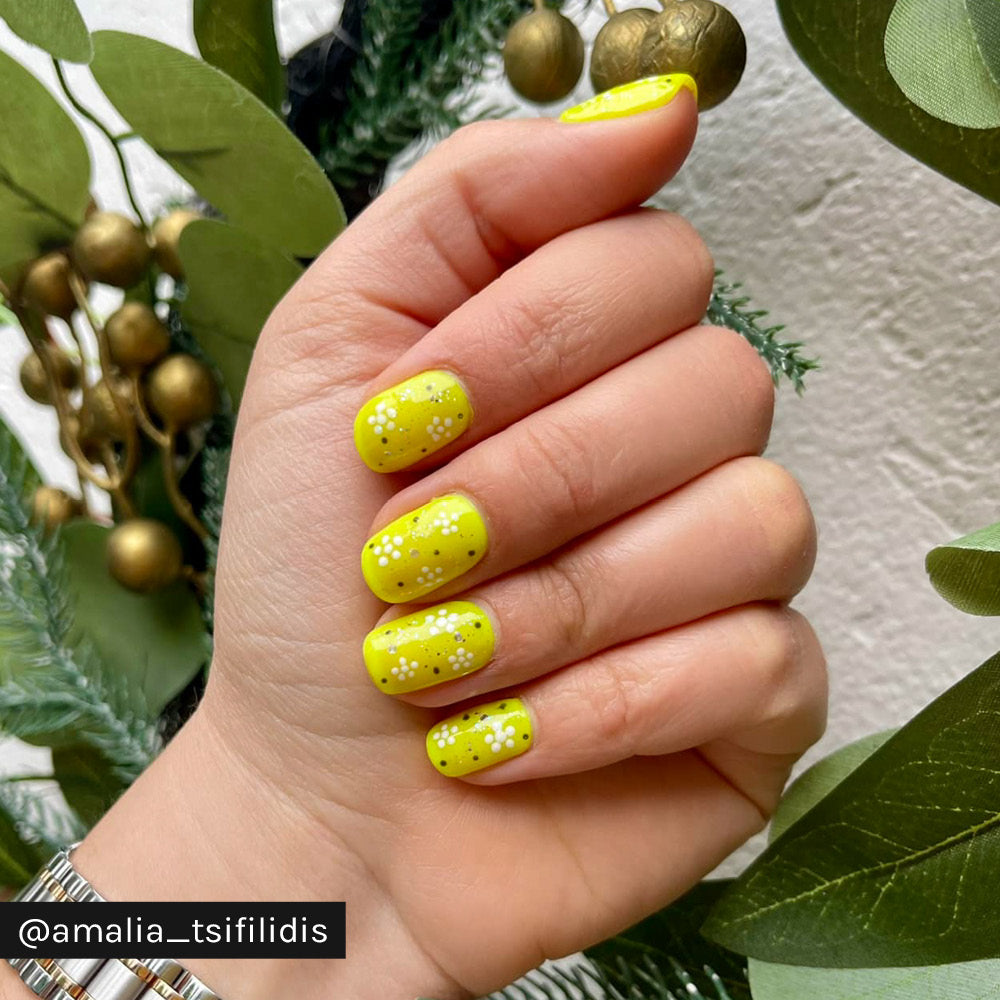 Gelous Neon Yellow gel nail polish - Instagram Photo