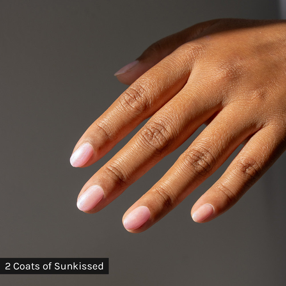 Gelous Sunkissed gel nail polish - photographed in New Zealand on model