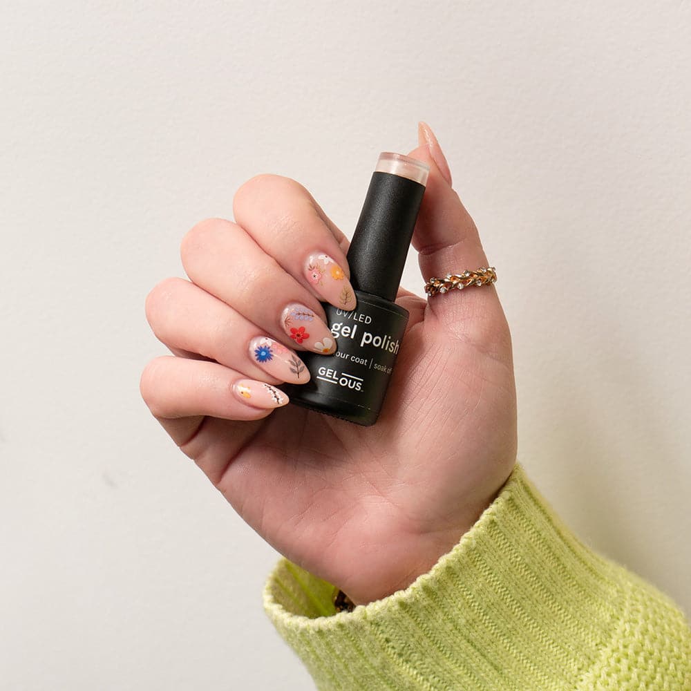 Gelous Spilt Milk gel nail polish - photographed in United States on model