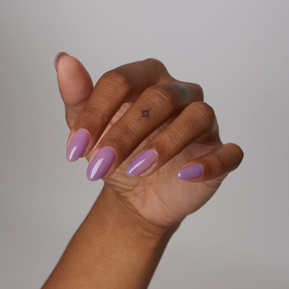 Gelous Thermal Dreamscape gel nail polish - photographed in New Zealand on model
