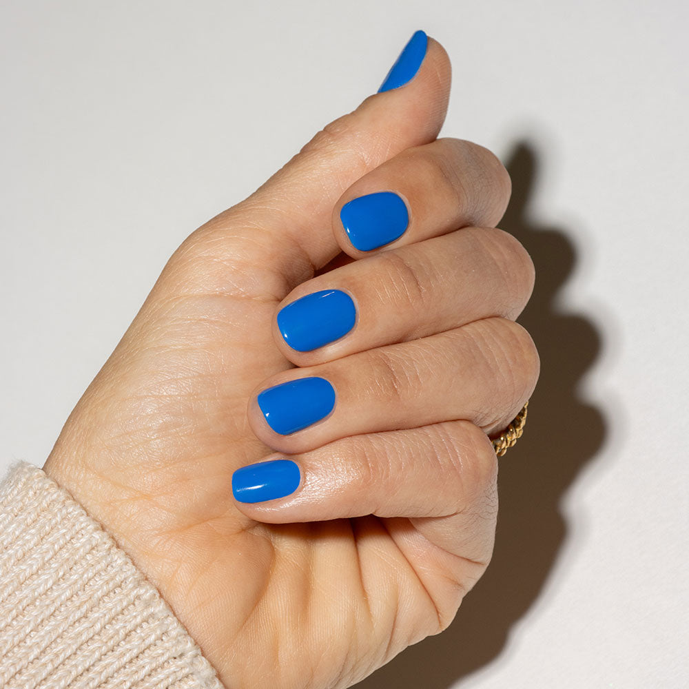 Gelous Vitamin Sea gel nail polish swatch - photographed in New Zealand