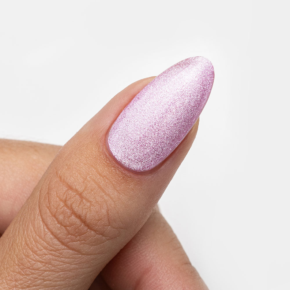 Gelous Velvet Blush gel nail polish - photographed in New Zealand on model