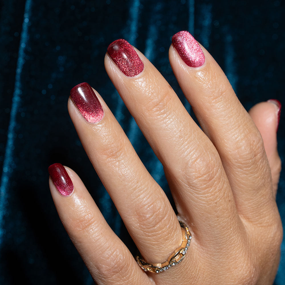 Gelous Velvet Jewel gel nail polish - photographed in New Zealand on model