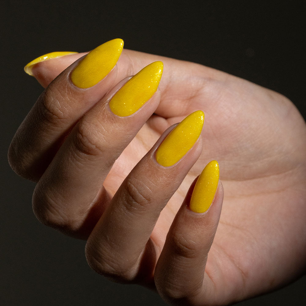 Gelous Walking on Sunshine gel nail polish - photographed in New Zealand on model