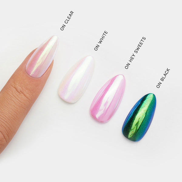 Pink Lemonade Aurora Chrome Nail Powder | New Zealand - Gelous