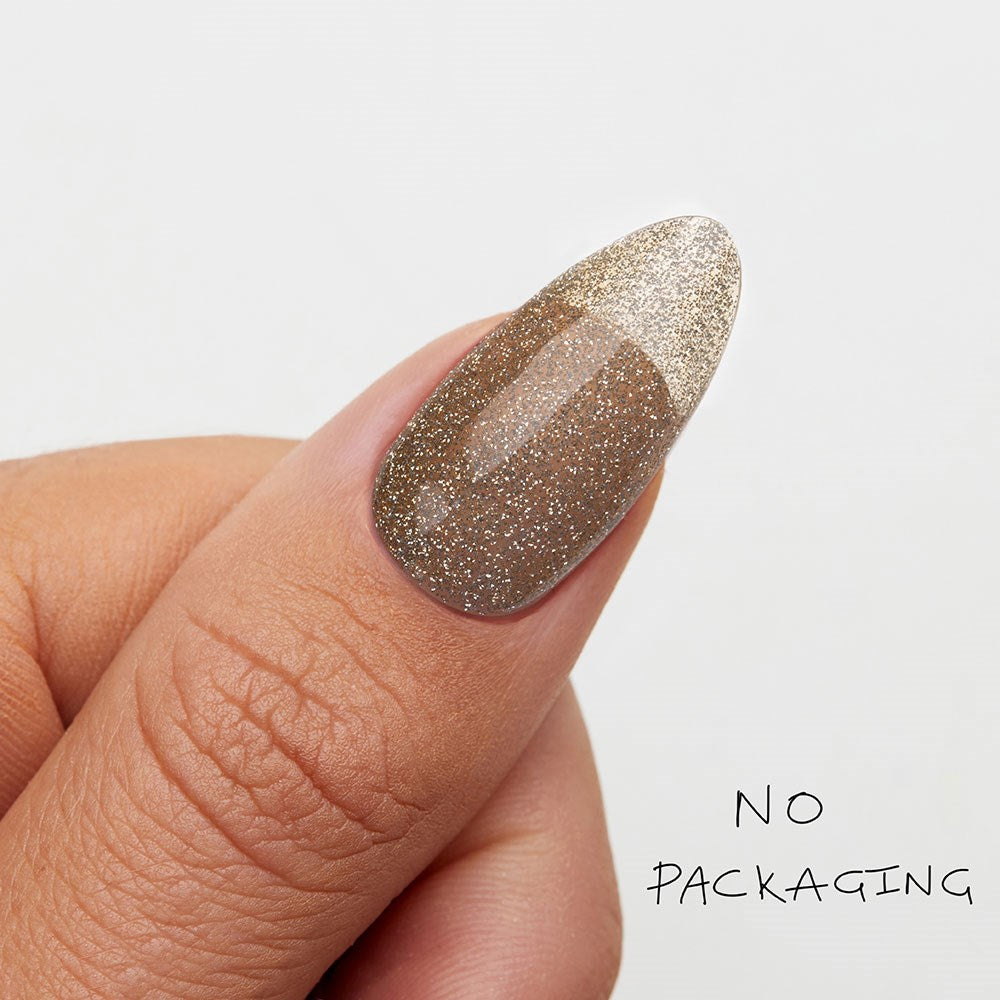 Gelous Imperfect Champagne Liner gel nail polish - photographed in New Zealand on model