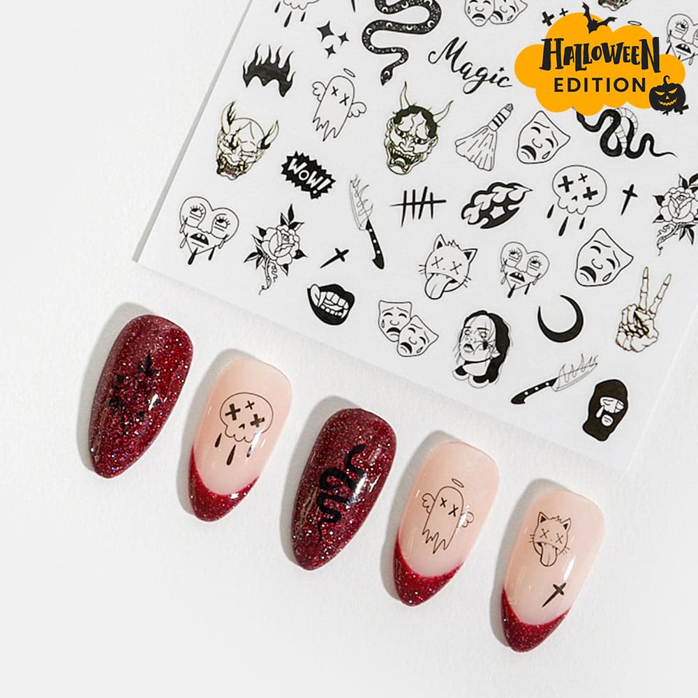 Gelous Boo! Nail Art Stickers product photo - photographed in New Zealand