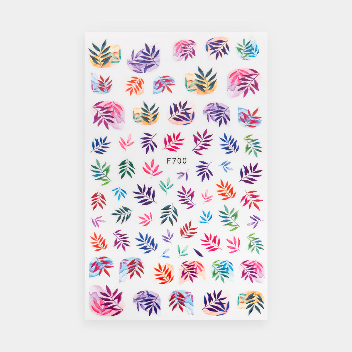 Gelous Colourful Palms Nail Art Stickers product photo - photographed in New Zealand