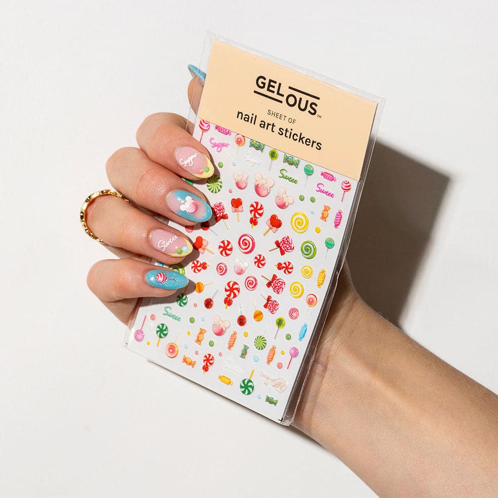 Gelous Lollipops Nail Art Stickers product photo - photographed in America