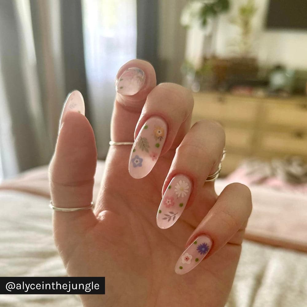 Gelous Wildflowers Nail Stickers - Instagram Photo