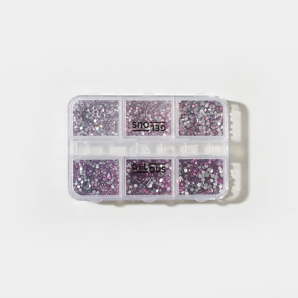 Gelous Pink Rhinestone Nail Art Set product photo - photographed in New Zealand