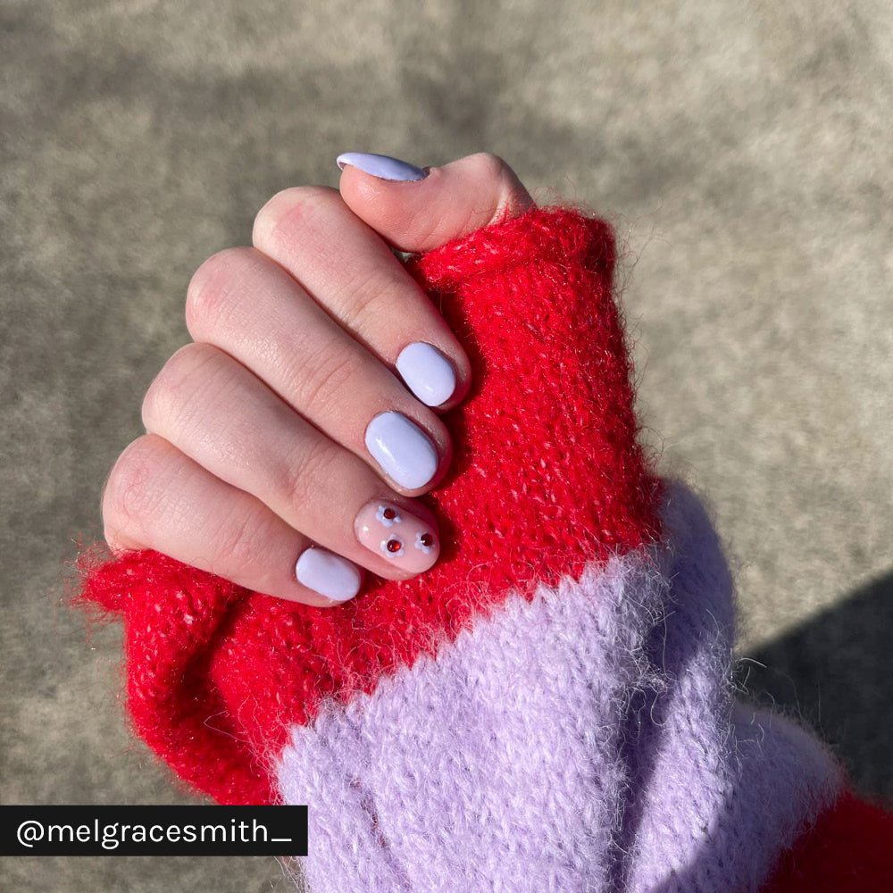 Gelous Red Rhinestone Nail Art Set - Instagram Photo