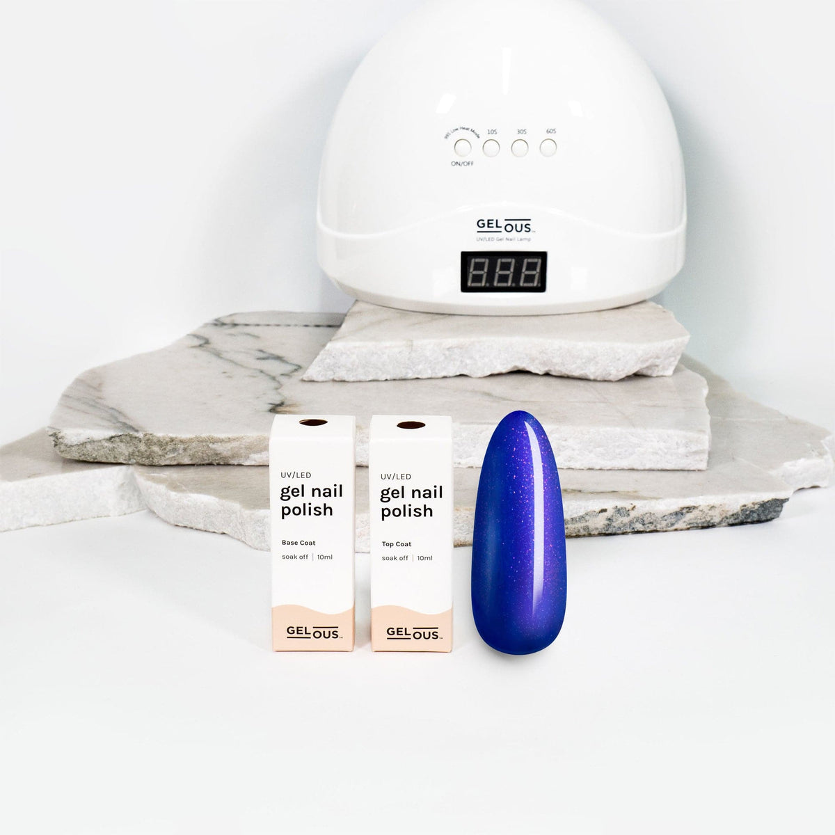 Gelous gel nail polish Lazuli Basic Pack - photographed in Canada