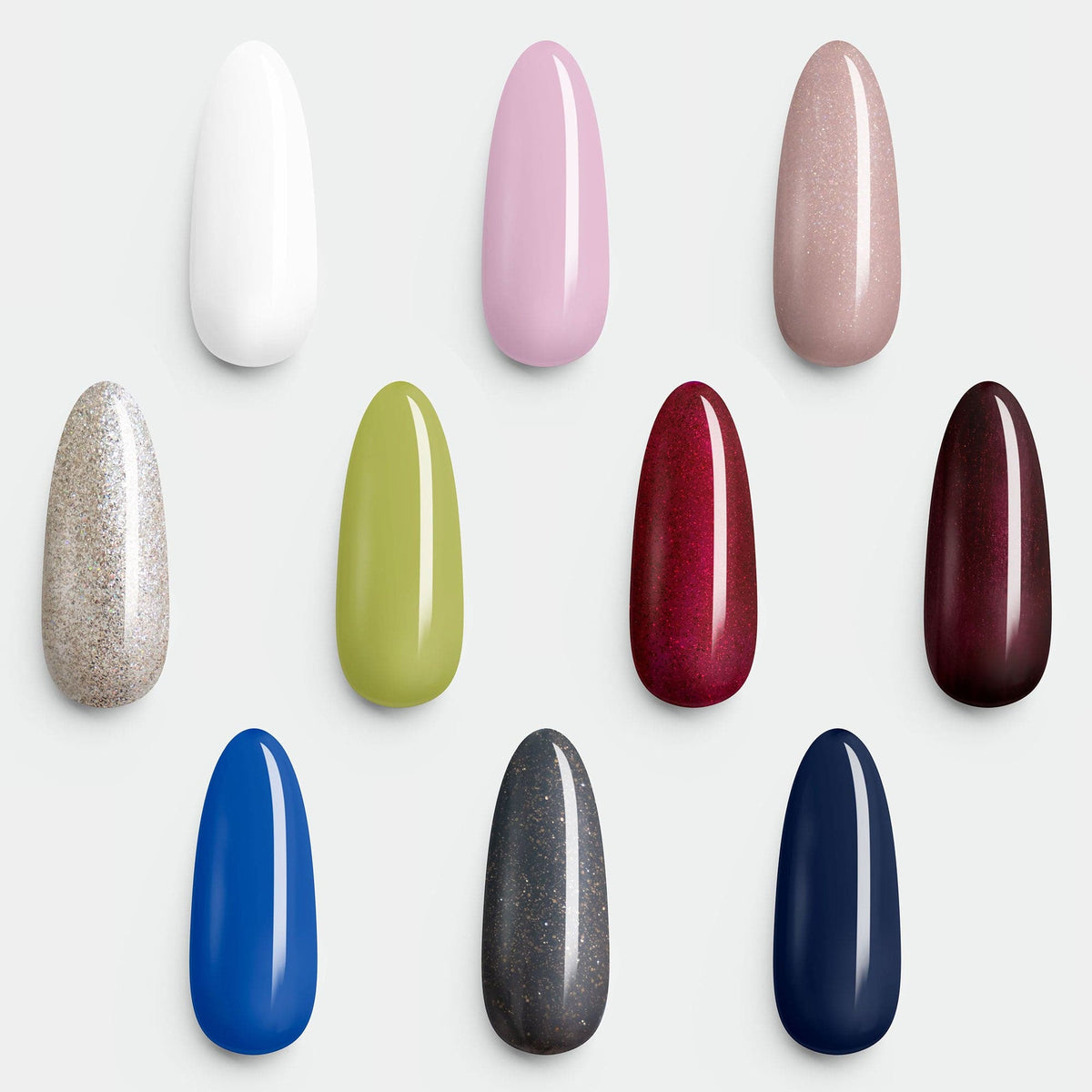 Gelous Winter 2023 Polish Pack gel nail polish - photographed in United States