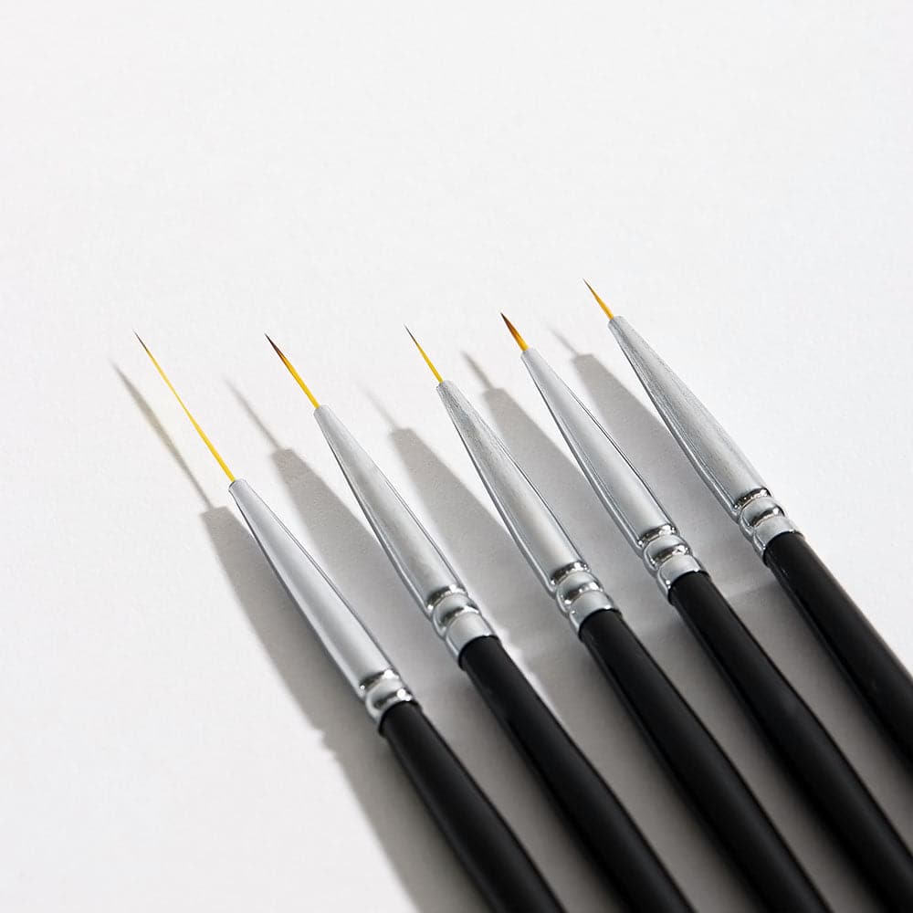 Thin Nail Art Brushes (5 Pack)