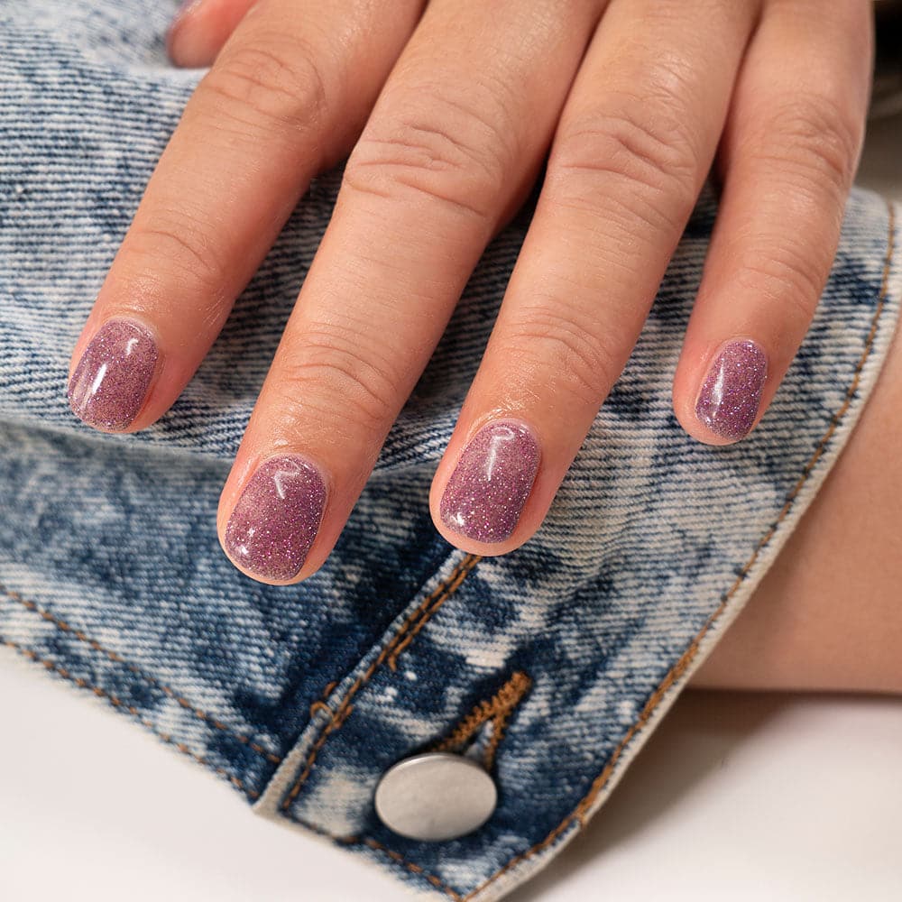 Gelous Burlesque gel nail polish - photographed in America on model