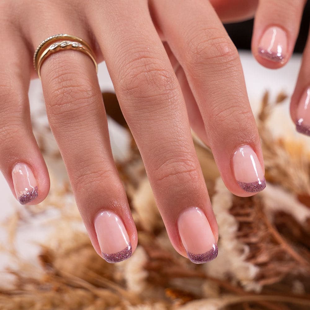 Gelous Burlesque gel nail polish - photographed in America on model