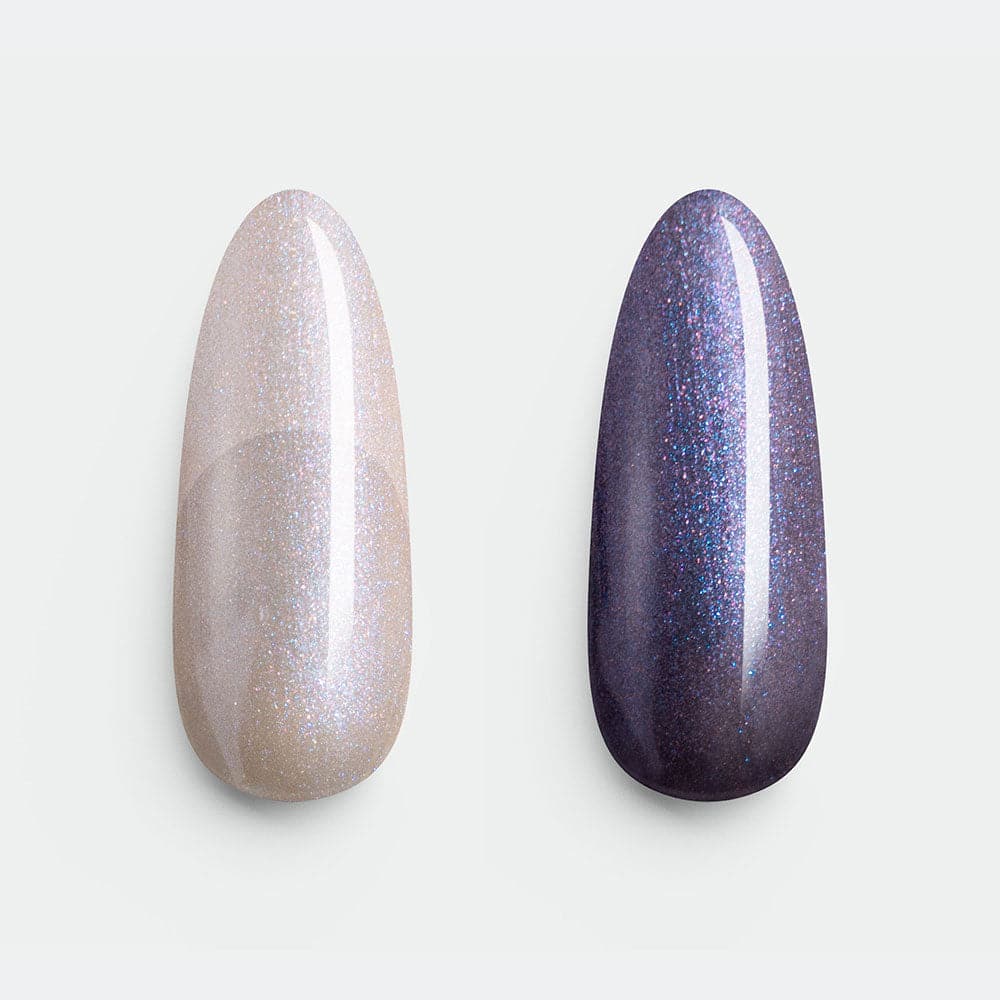 Gelous Smoke and Mirrors gel nail polish swatch - photographed in America