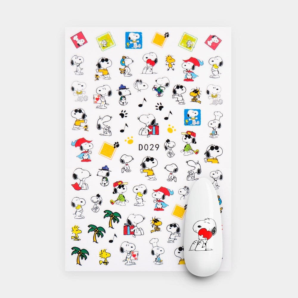 Gelous Snoopy Nail Art Stickers product photo - photographed in New Zealand